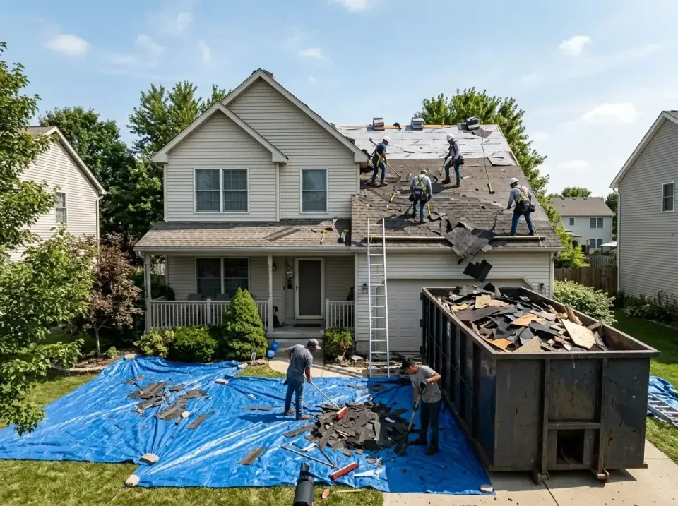 roof-replacement-debris-remova-004 — frequently asked questions, Cheapest Dumpster Rentals in Corinth, MS